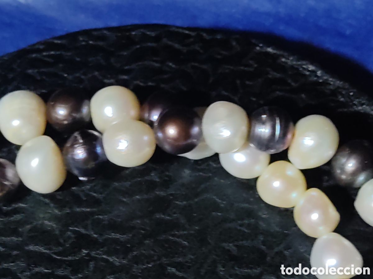 Joyeria: Collar de hermosas perlas y perlas grises - Foto 6