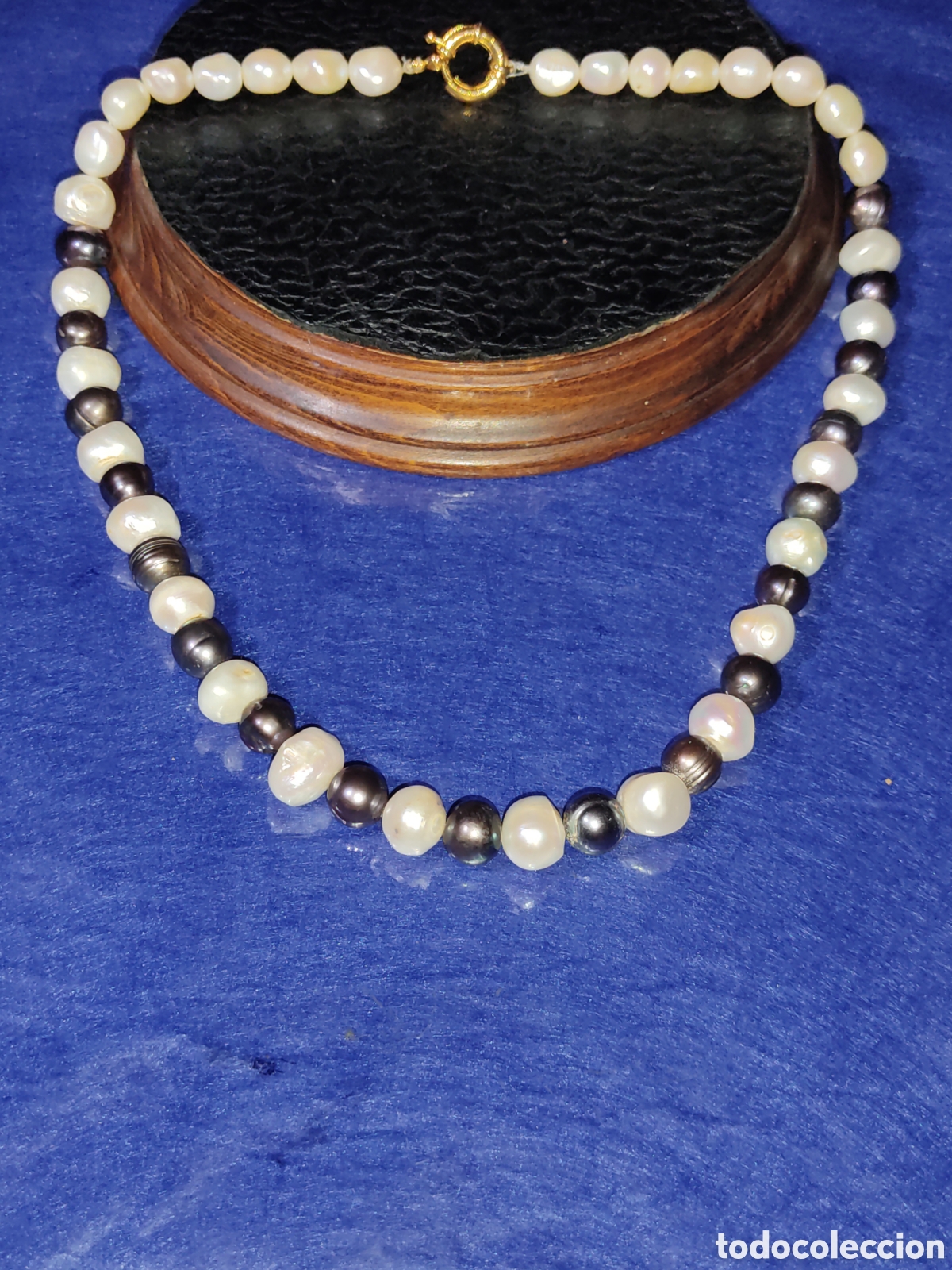 Joyeria: Collar de hermosas perlas y perlas grises - Foto 1