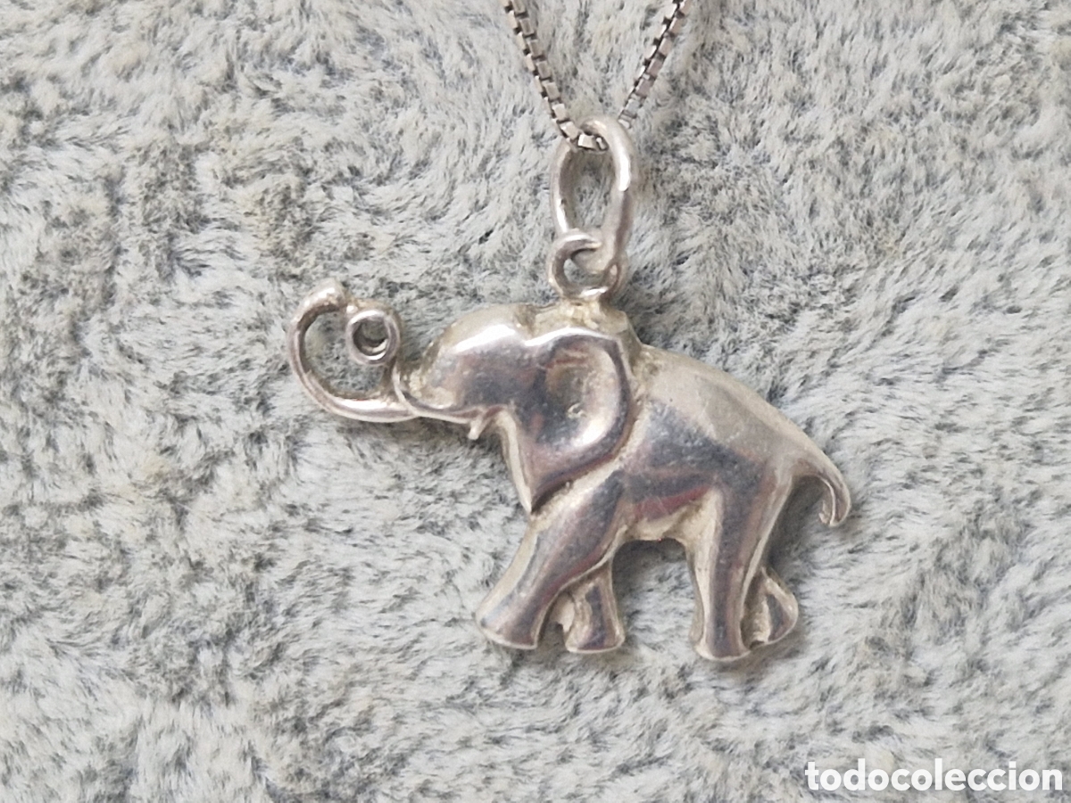 Joyeria: CADENA Y COLGANTE EN PLATA DE LEY ELEFANTE - Foto 7