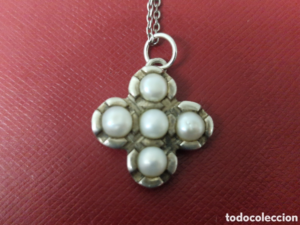 Joyeria: CRUZ EN PLAT Y PERLITAS CON CADENA - Foto 5