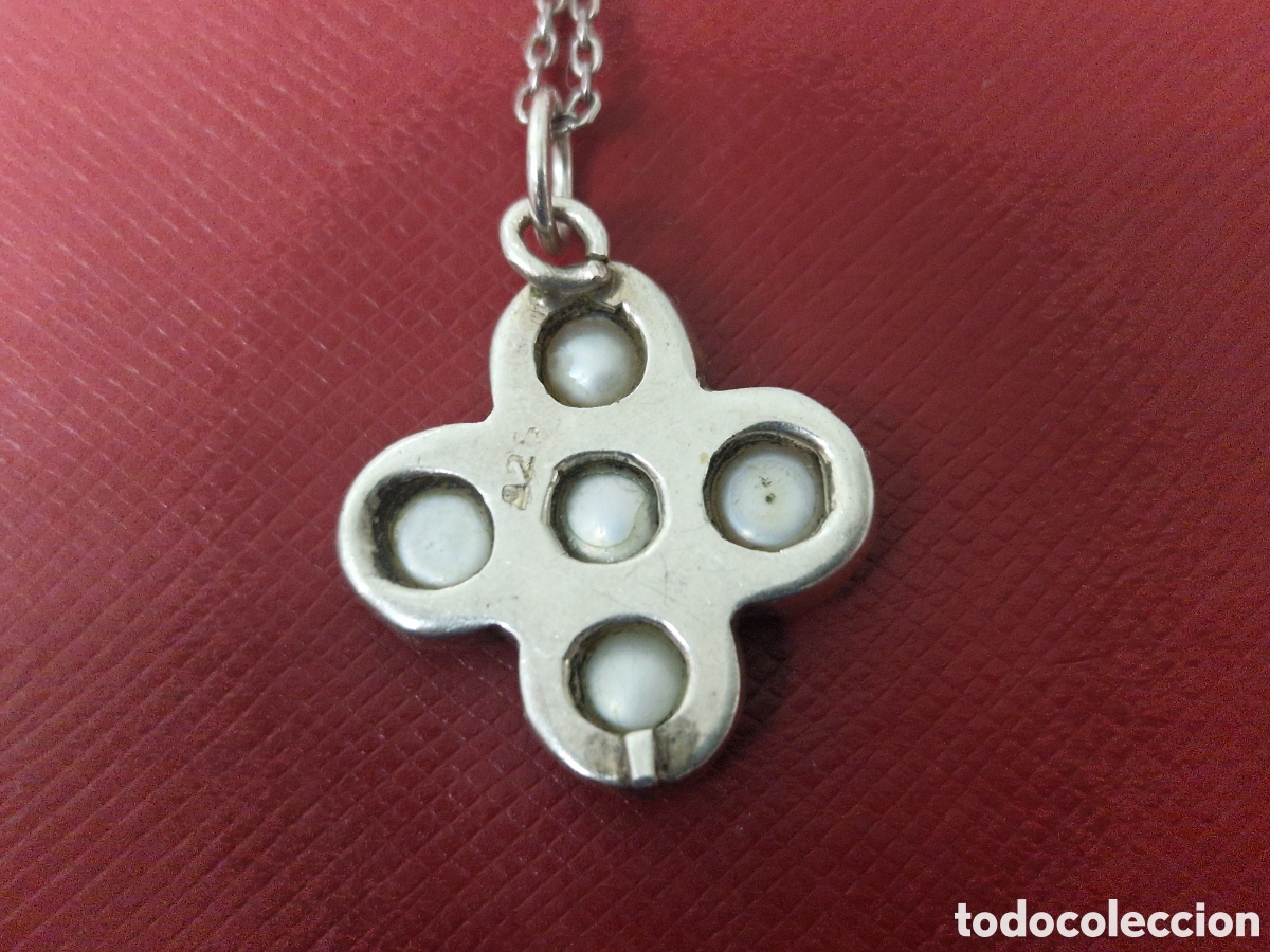 Joyeria: CRUZ EN PLAT Y PERLITAS CON CADENA - Foto 6