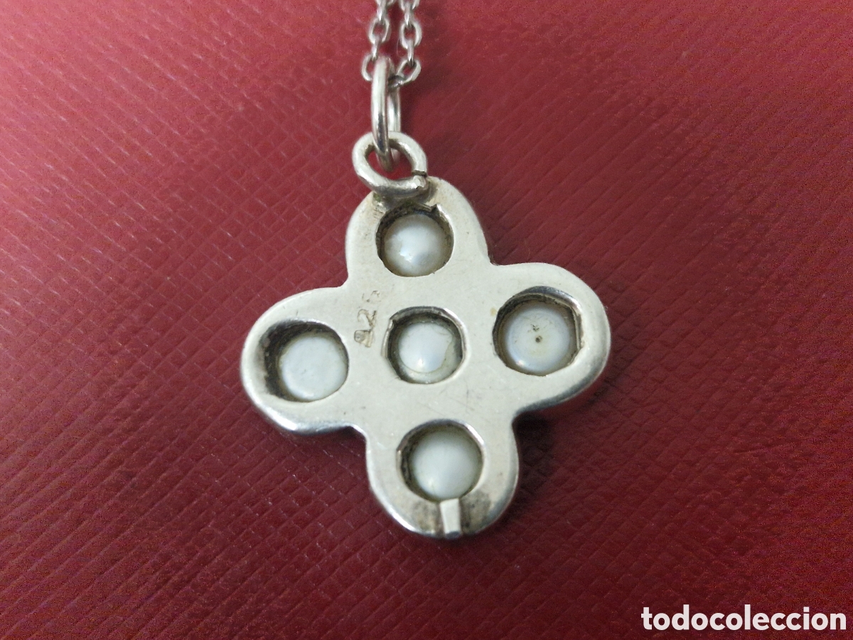 Joyeria: CRUZ EN PLAT Y PERLITAS CON CADENA - Foto 7