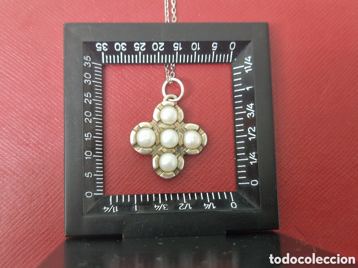 Joyeria: CRUZ EN PLAT Y PERLITAS CON CADENA - Foto 8