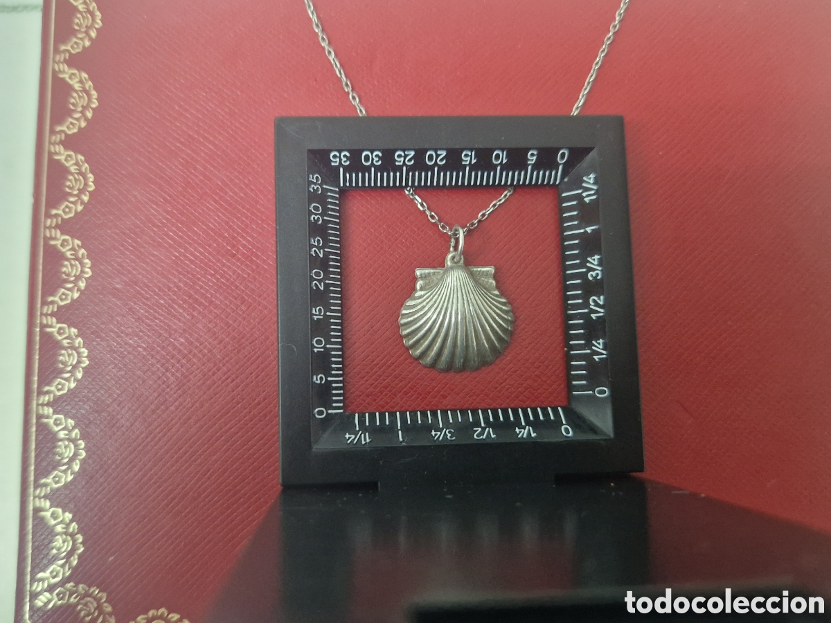 Joyeria: CONCHA DE PLATA CON SANTO Y CADENA - Foto 4