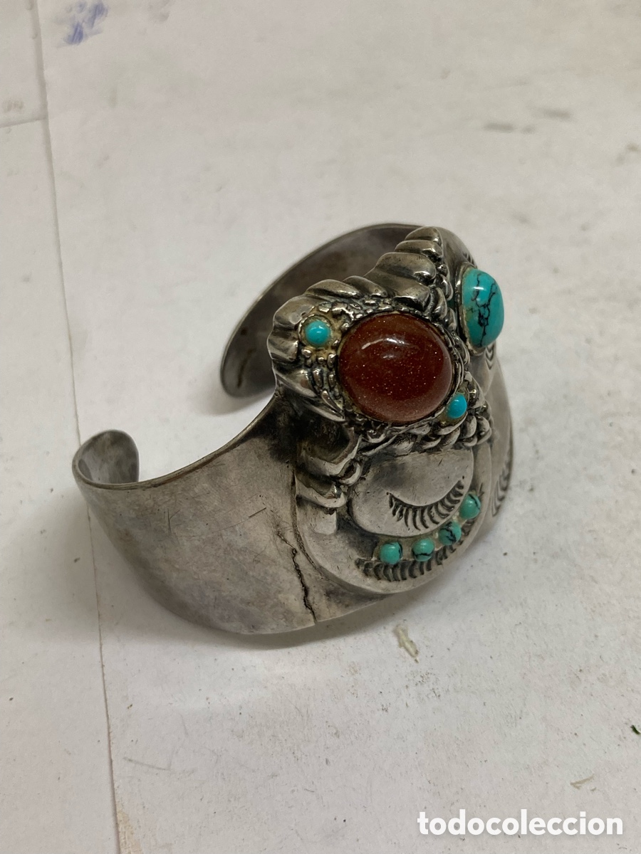 Joyeria: Pulsera de plata turquesa y &aacute;mbar Pul154 - Foto 2