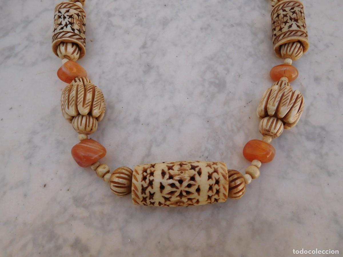 Joyeria: Collar &eacute;tnico de hueso vintage - Foto 2
