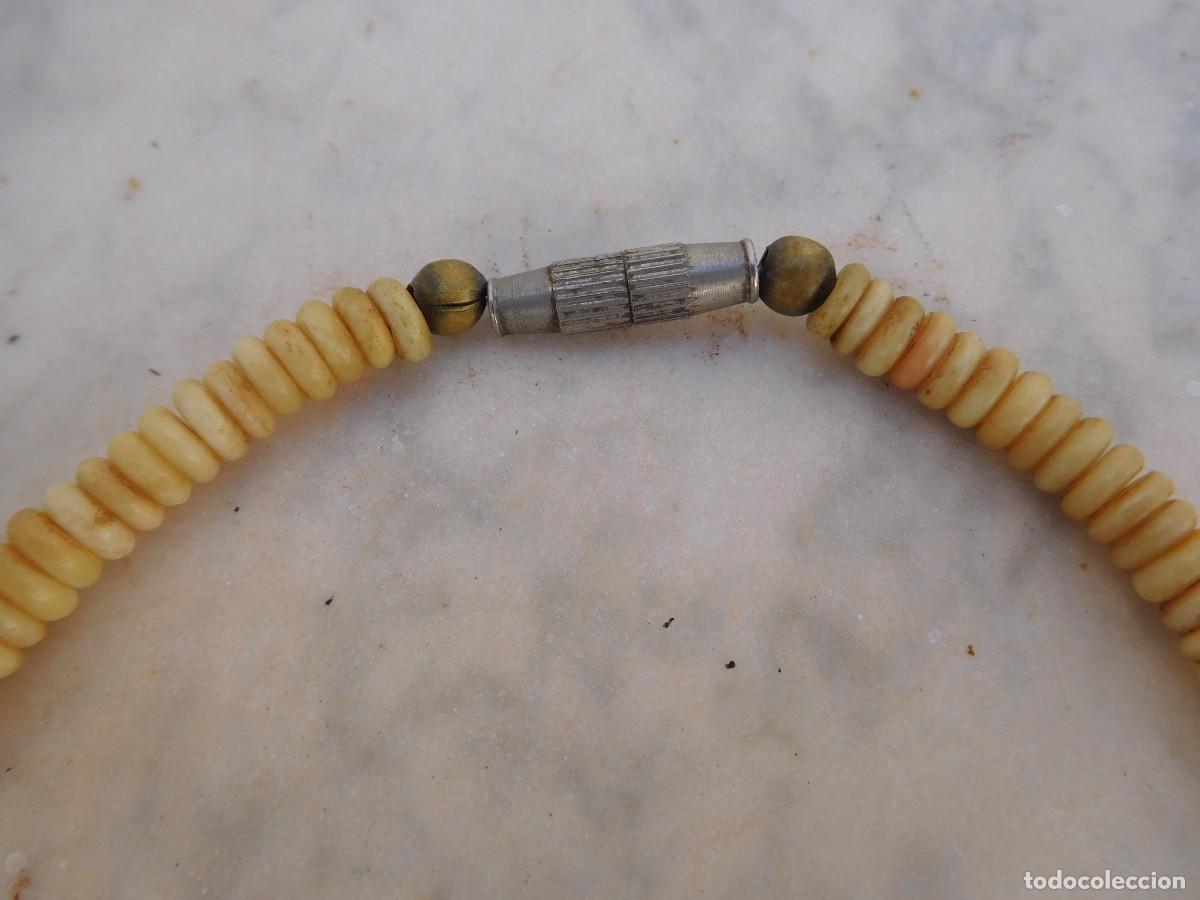 Joyeria: Collar &eacute;tnico de hueso vintage - Foto 5