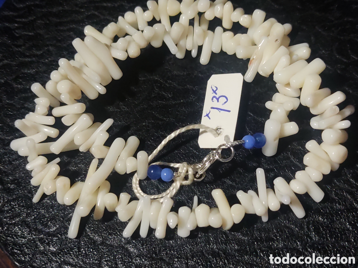 Joyeria: Collar de coral blanco. *13* - Foto 6