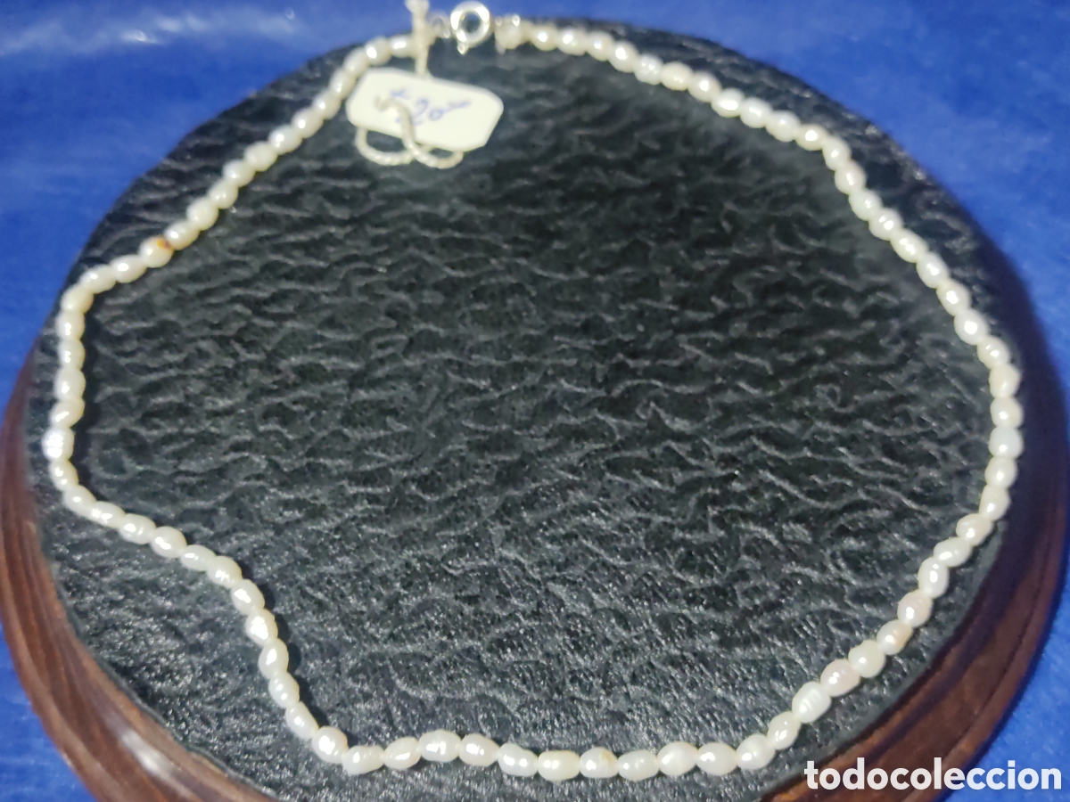 Joyeria: Collar de perlas de r&iacute;o.Vintage.*20* - Foto 2
