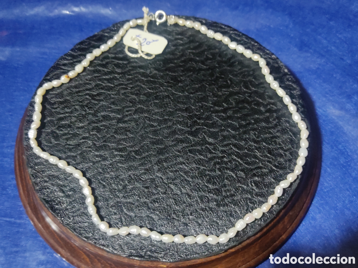 Joyeria: Collar de perlas de r&iacute;o.Vintage.*20* - Foto 4
