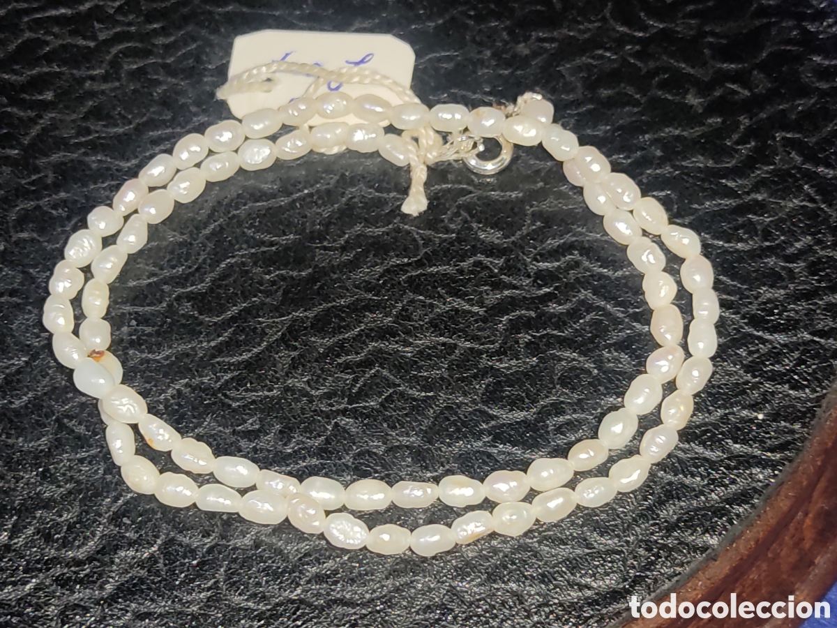 Joyeria: Collar de perlas de r&iacute;o.Vintage.*20* - Foto 6
