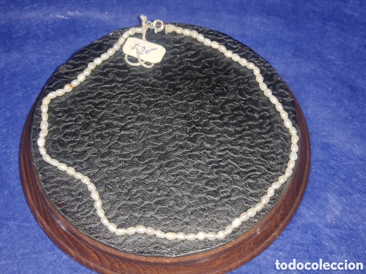 Joyeria: Collar de perlas de r&iacute;o.Vintage.*20* - Foto 1