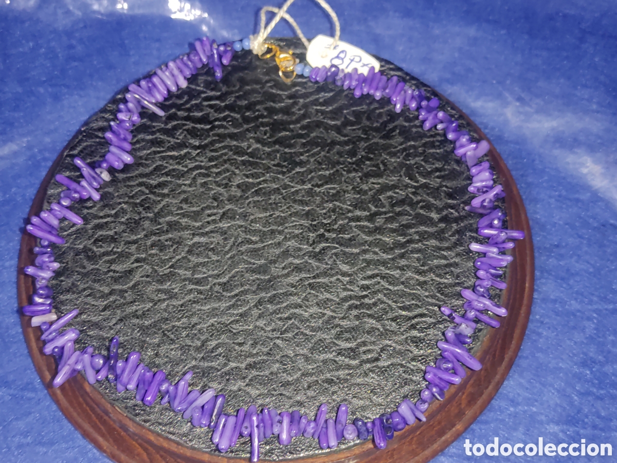 Joyeria: Collar de coral morado. *8P* - Foto 4