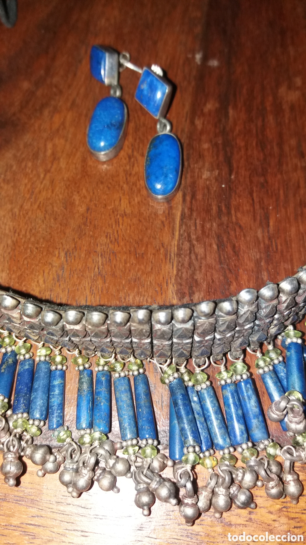 Joyeria: GARGANTILLA Y PENDIENTES DE PLATA - Foto 4