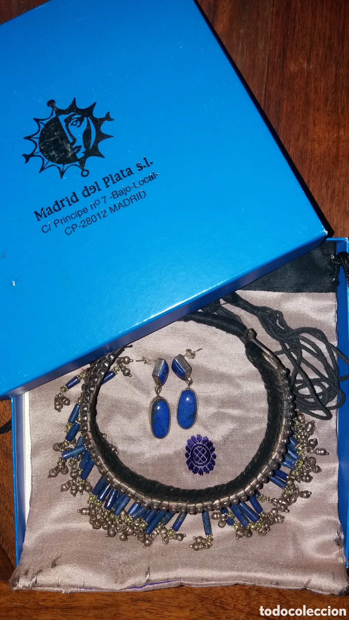 Joyeria: GARGANTILLA Y PENDIENTES DE PLATA - Foto 1