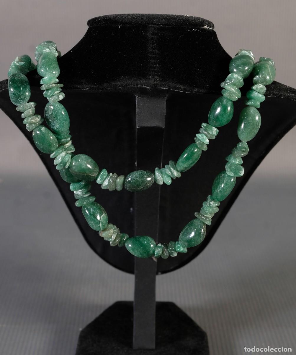 Joyeria: Collar en piedra semipreciosa verde - Foto 3