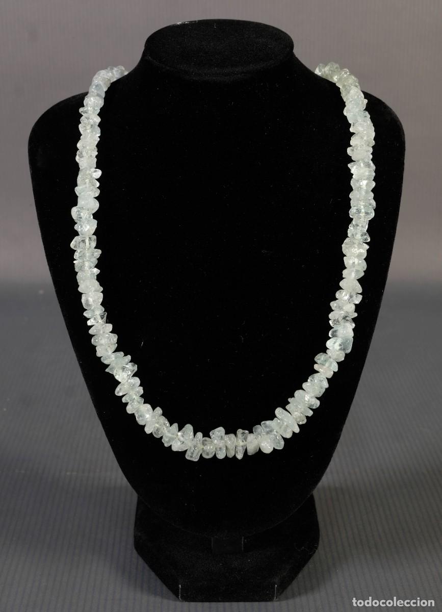 Joyeria: Collar posiblemente en amatista verde - Foto 1