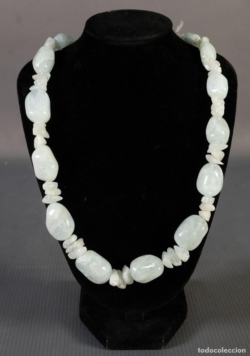Joyeria: Collar con cuentas en cuarzo verde - Foto 1