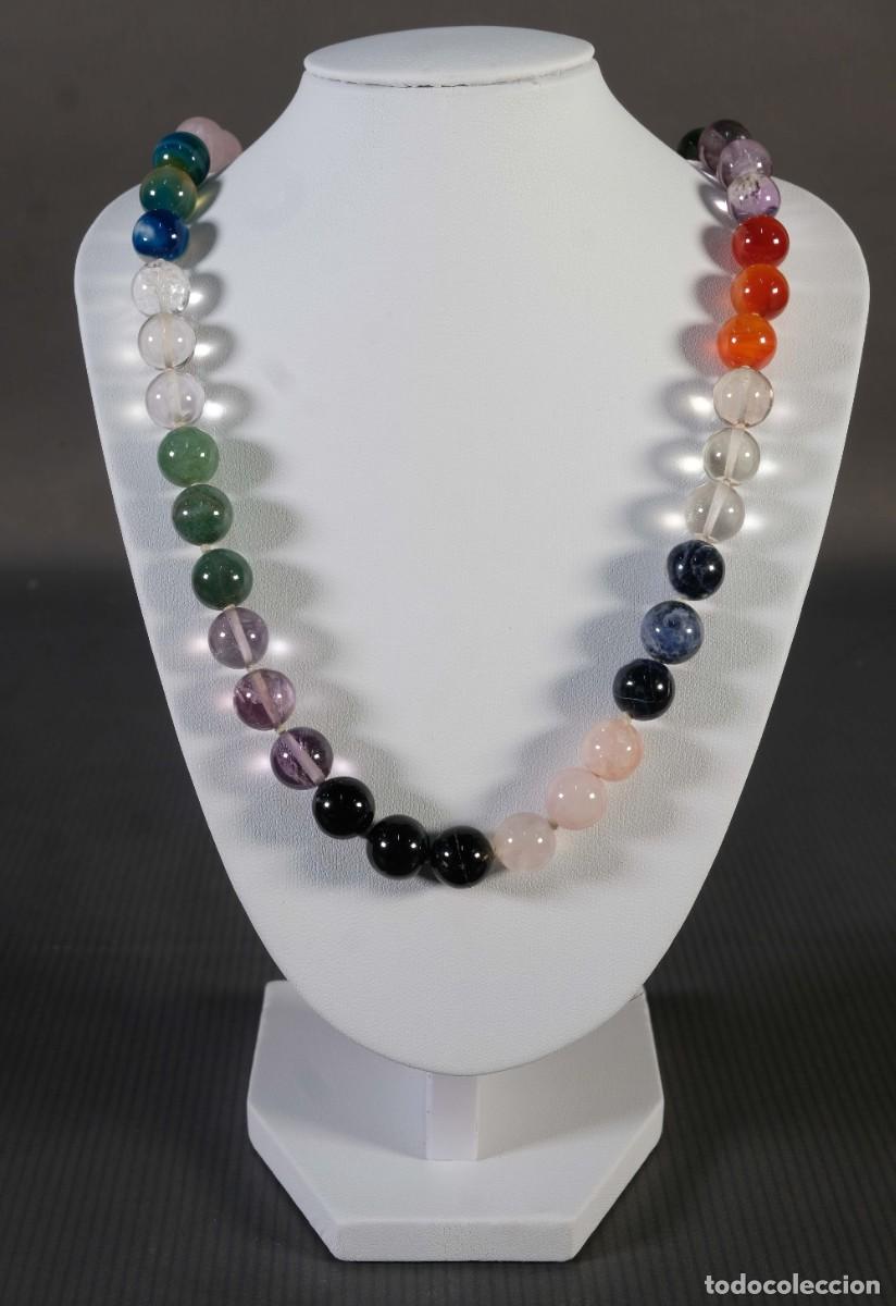 Joyeria: Collar con cuentas en piedras semipreciosas - Foto 1