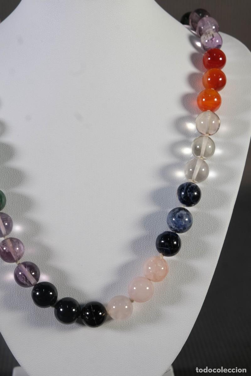 Joyeria: Collar con cuentas en piedras semipreciosas - Foto 2