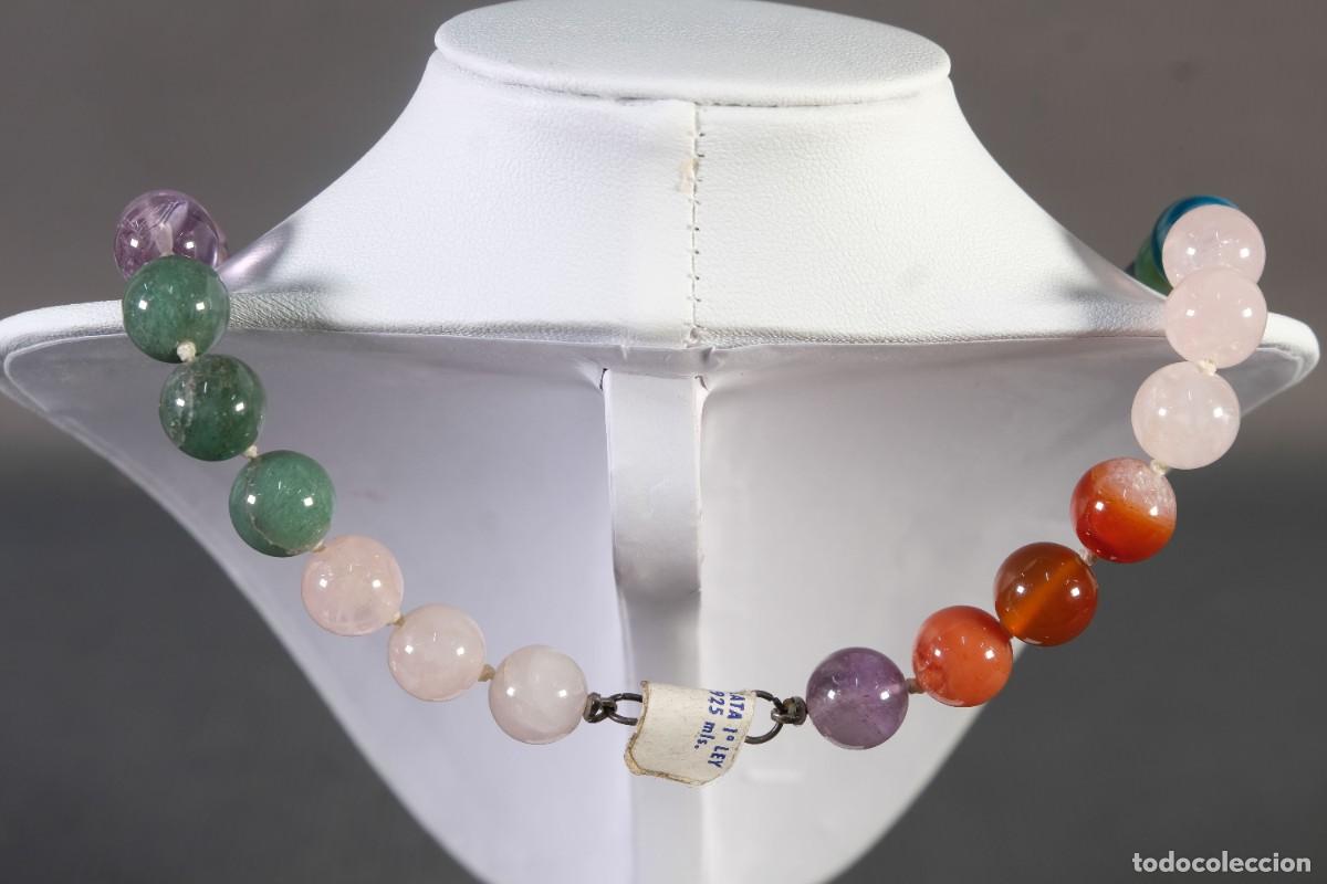 Joyeria: Collar con cuentas en piedras semipreciosas - Foto 3