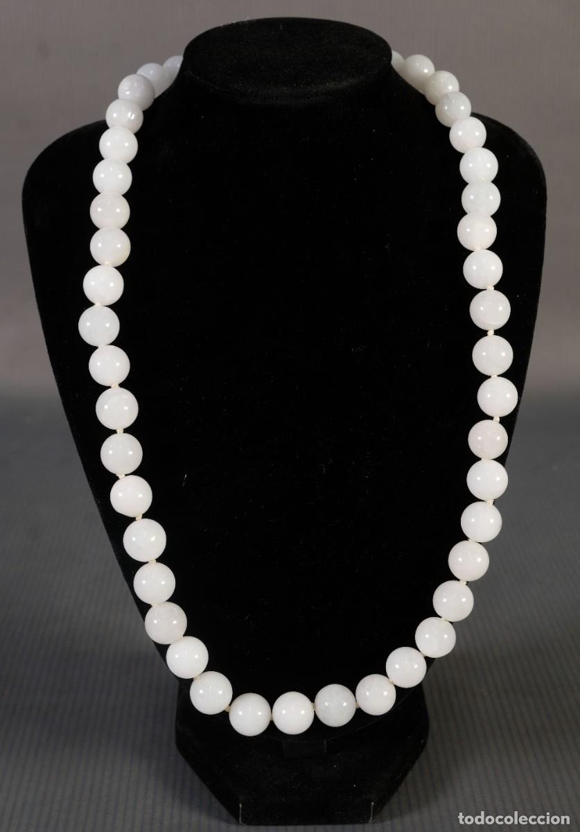 Joyeria: Collar con cuentas en cuarzo blanco - Foto 1