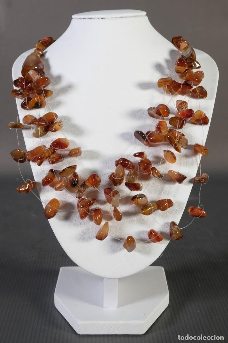 Joyeria: Collar de cuentas de &aacute;gata - Foto 1