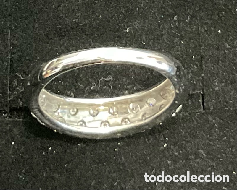 Joyeria: Anillo de oro blanco y 29 brillantes. - Foto 9