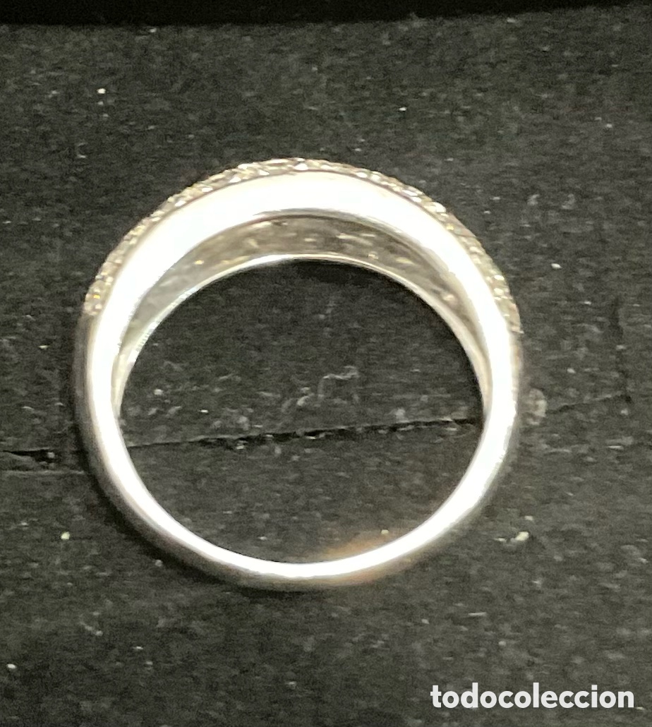 Joyeria: Anillo de oro blanco y 29 brillantes. - Foto 11