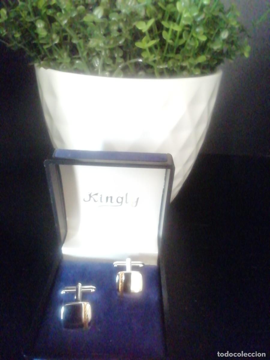 Joyeria: Gemelos Kingly con caja original. - Foto 6