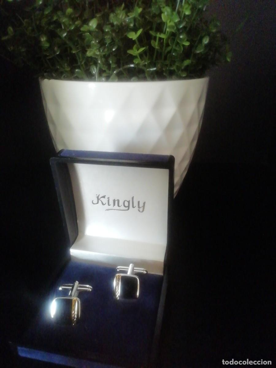 Joyeria: Gemelos Kingly con caja original. - Foto 5