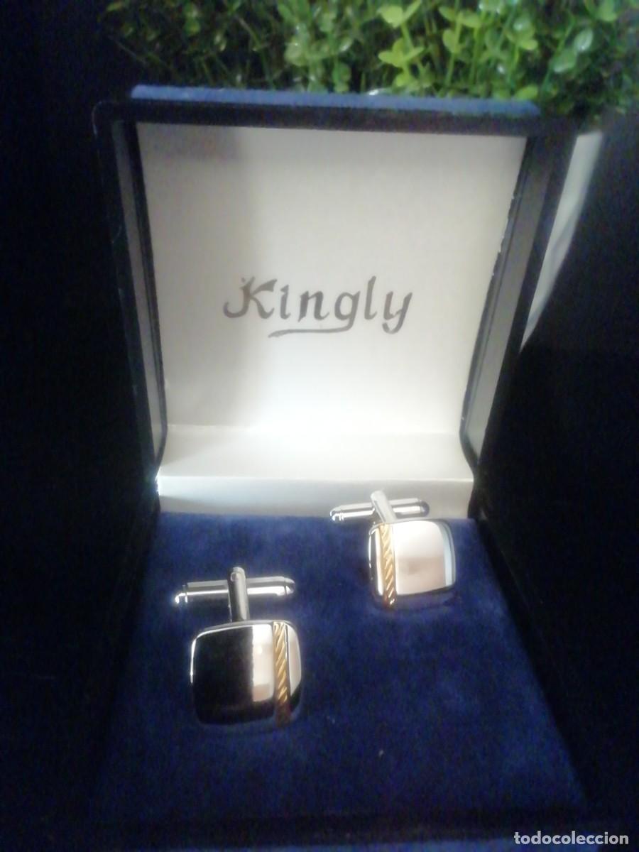 Joyeria: Gemelos Kingly con caja original. - Foto 3