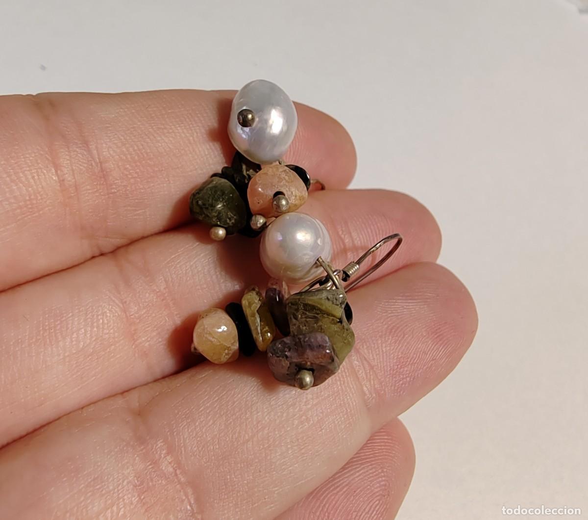 Joyeria: Pendientes en Plata de Ley y Perlas - Foto 3