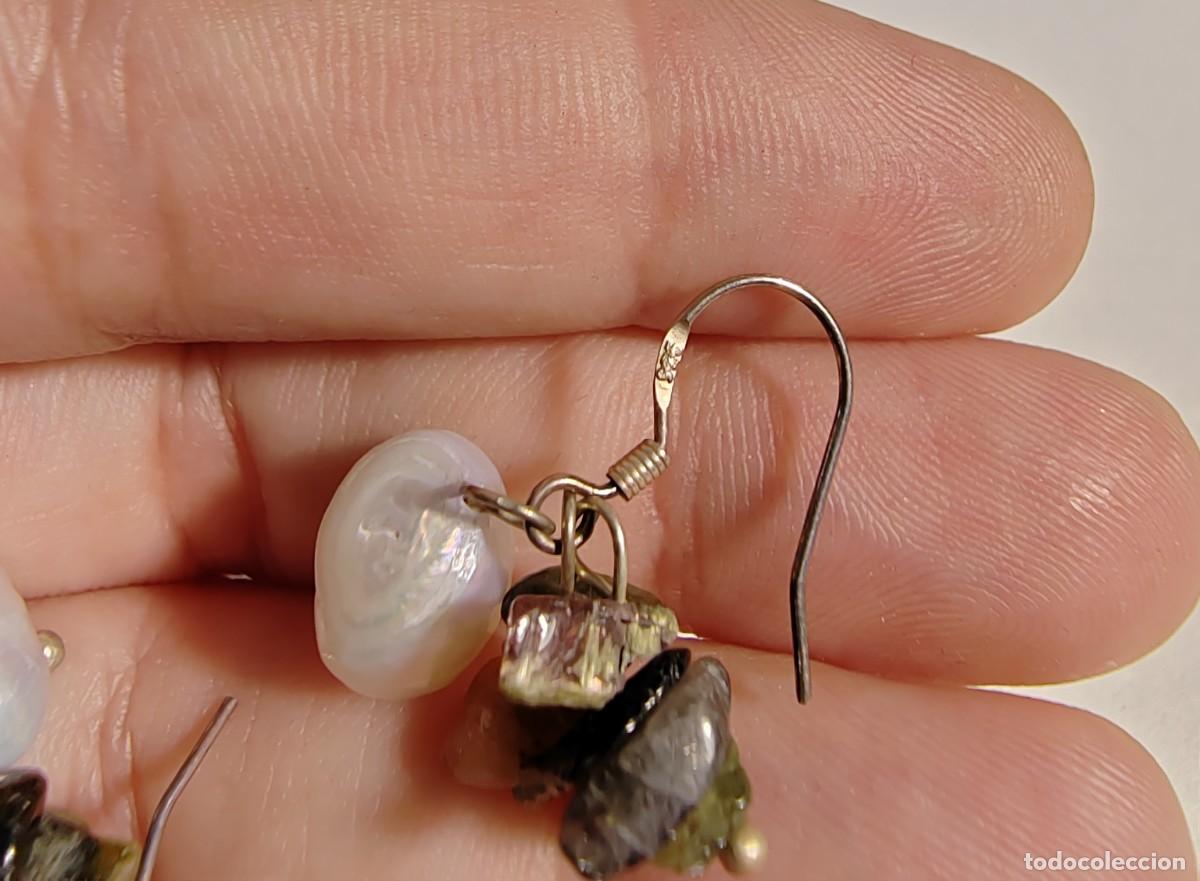 Joyeria: Pendientes en Plata de Ley y Perlas - Foto 5