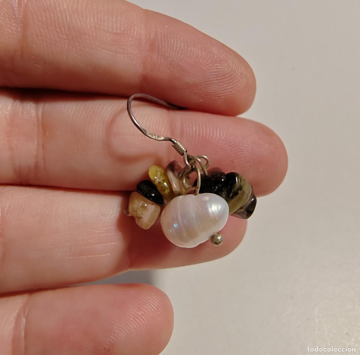 Joyeria: Pendientes en Plata de Ley y Perlas - Foto 6