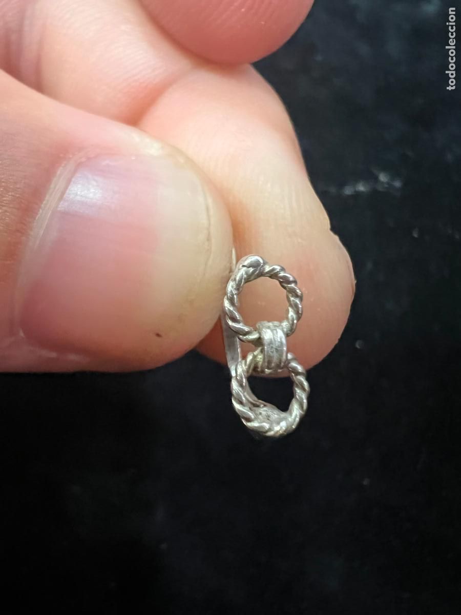 Joyeria: PAREJA DE PENDIENTES DE PLATA CONTRASTADA - MEDIDA 1 CM - Foto 1
