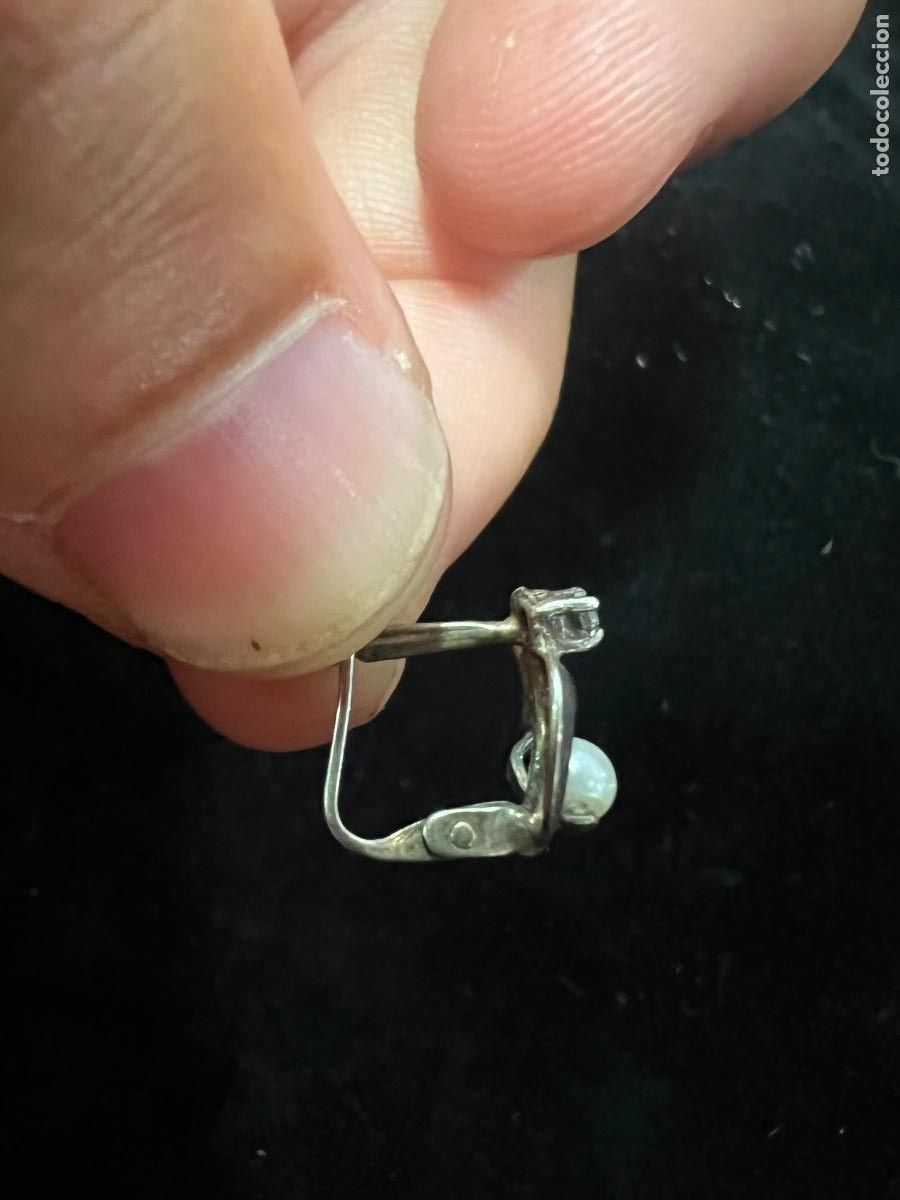 Joyeria: PAREJA DE PENDIENTES DE PLATA CONTRASTADA - MEDIDA 1 CM - Foto 2