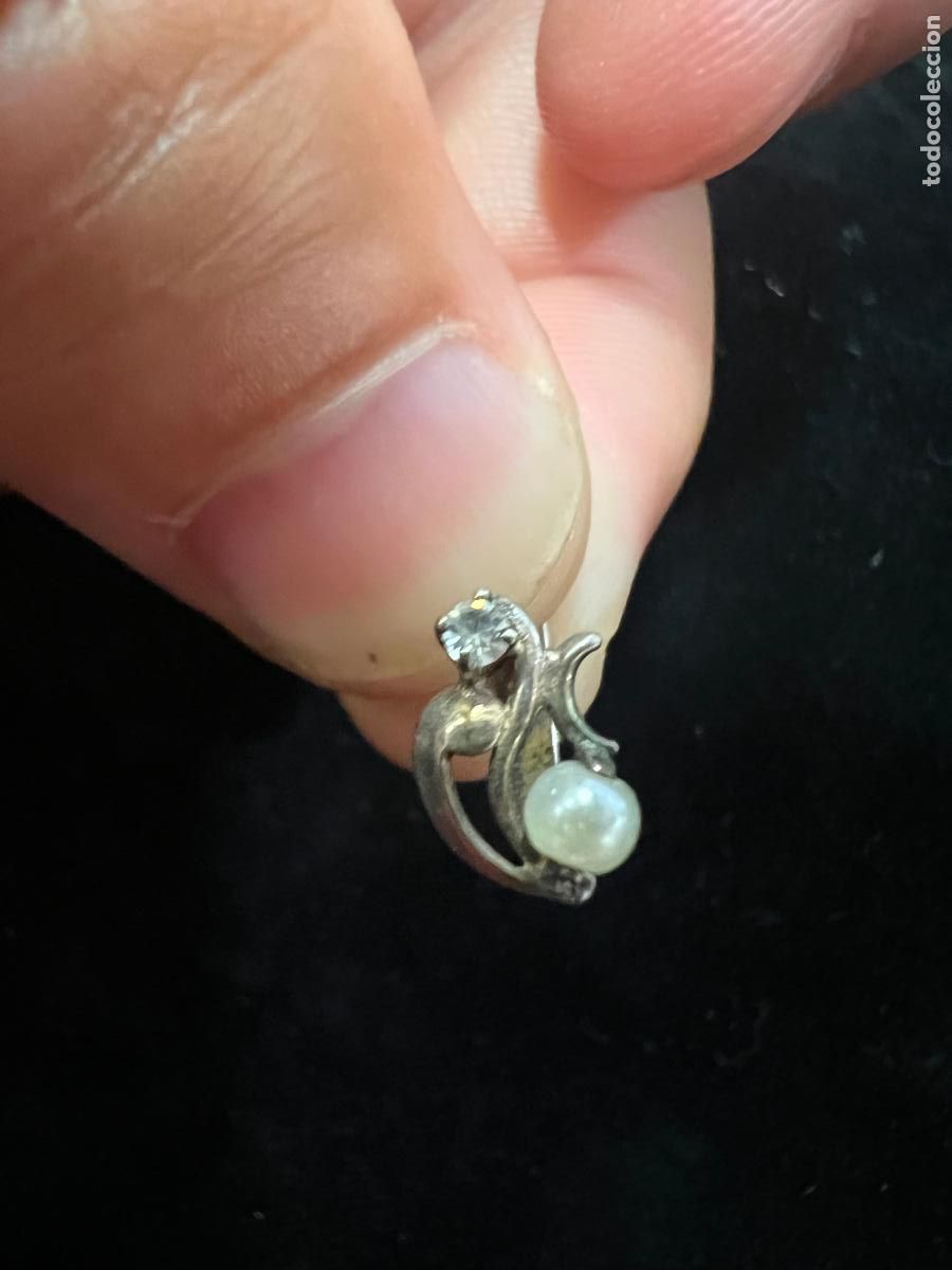 Joyeria: PAREJA DE PENDIENTES DE PLATA CONTRASTADA - MEDIDA 1 CM - Foto 1