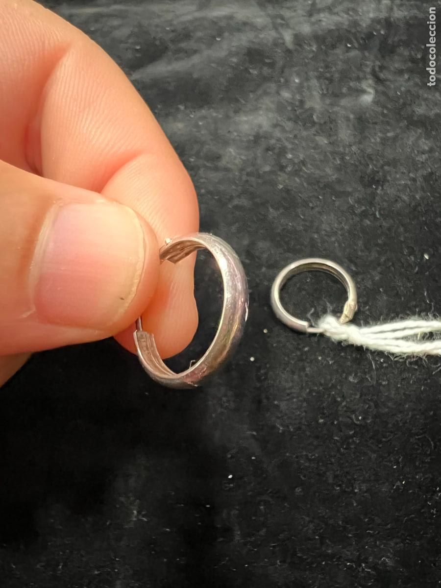 Joyeria: PAREJA DE PENDIENTES DE PLATA - MEDIDA 1,5 CM - Foto 1