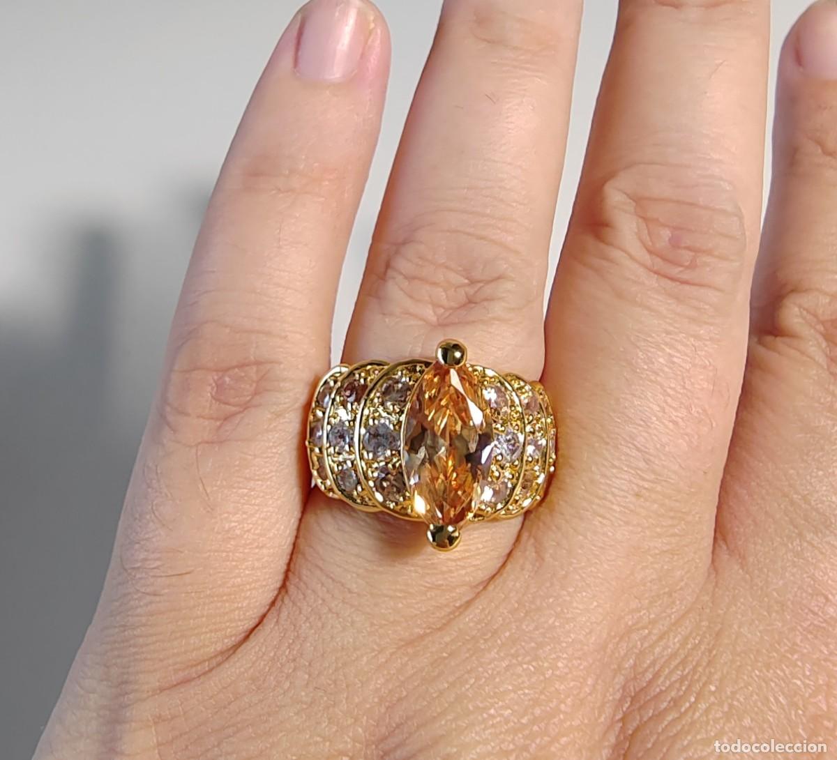 Joyeria: Anillo Circonitas con Oro de 14kt - Foto 2