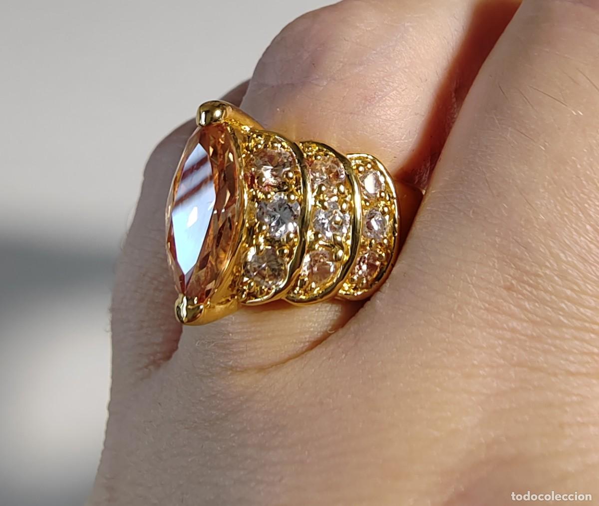 Joyeria: Anillo Circonitas con Oro de 14kt - Foto 3