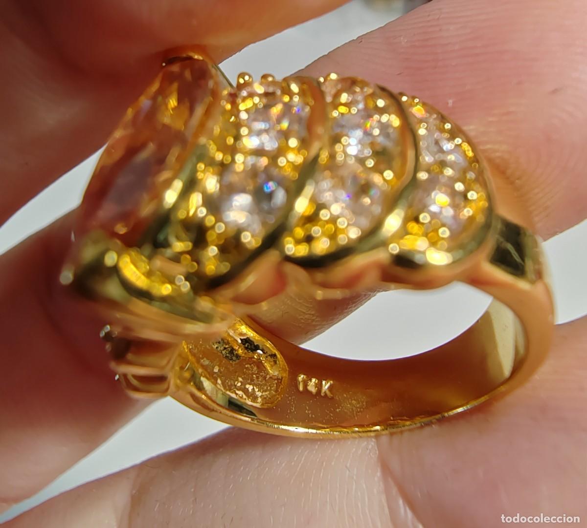 Joyeria: Anillo Circonitas con Oro de 14kt - Foto 6