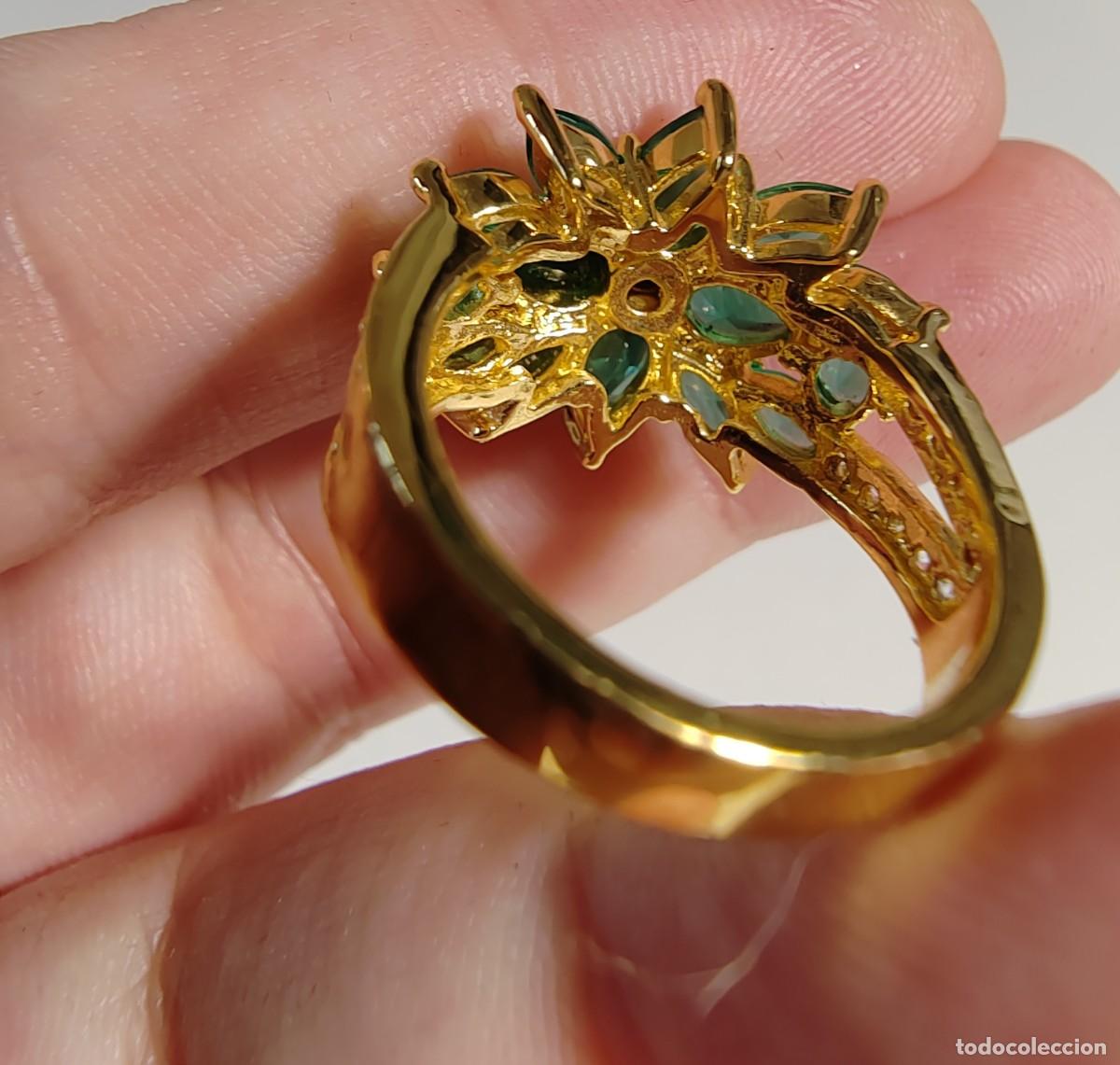 Joyeria: Anillo Circonitas con Oro de 14kt - Foto 4