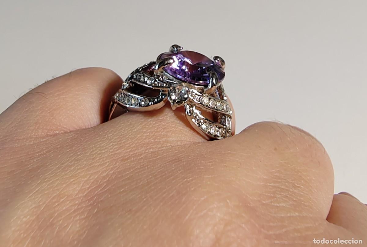 Joyeria: Anillo con Circonitas y Oro blanco de 10kt - Foto 5
