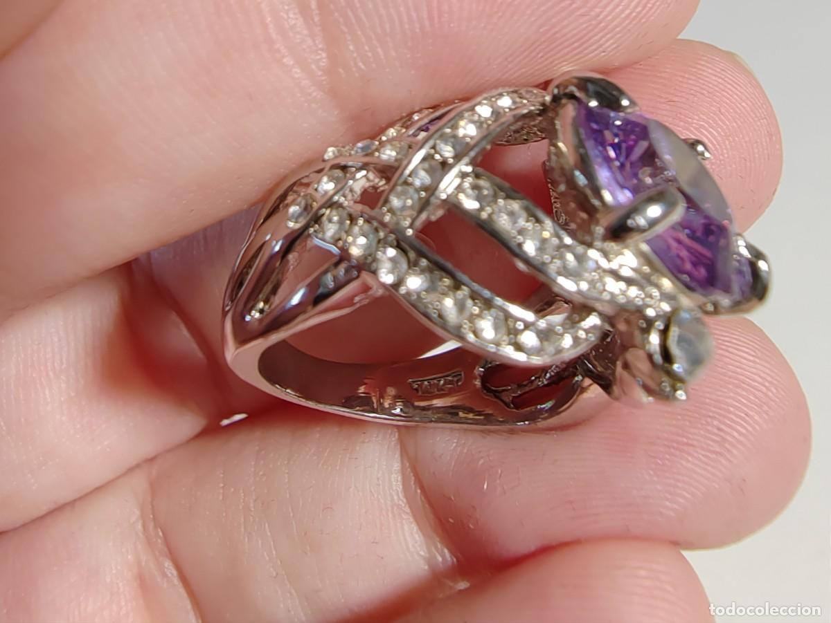 Joyeria: Anillo con Circonitas y Oro blanco de 10kt - Foto 7
