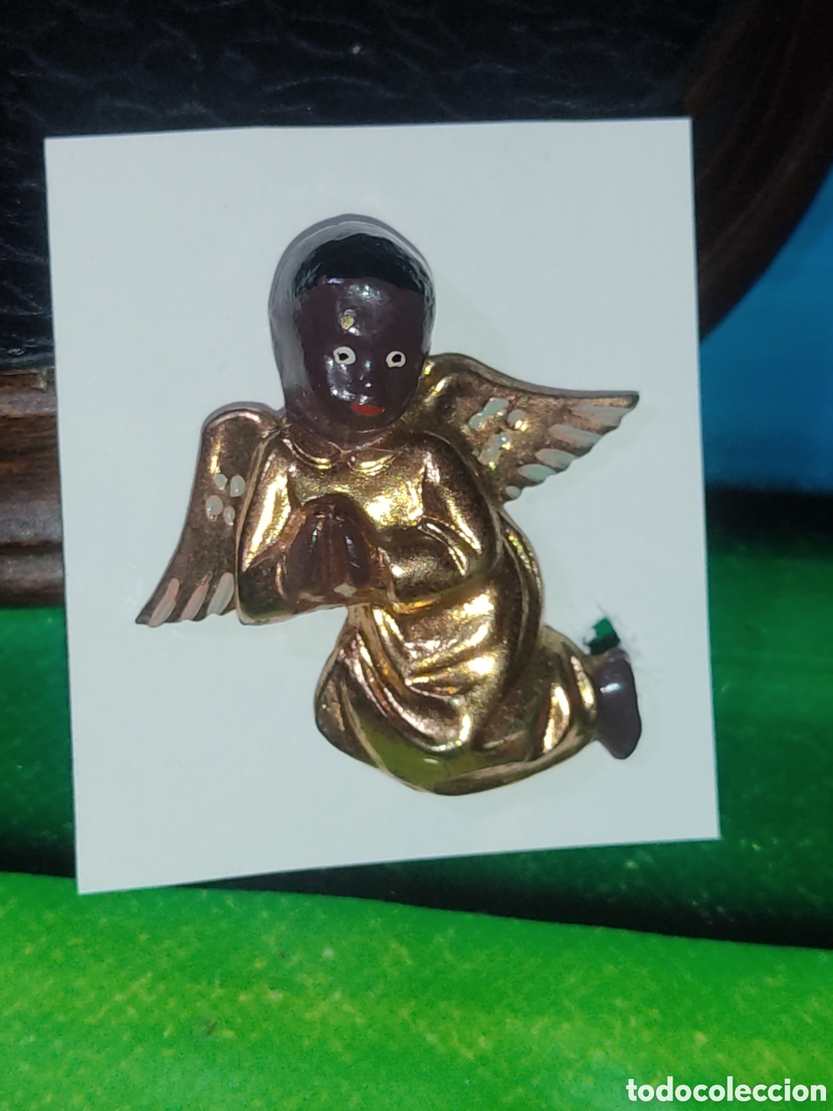 Joyeria: Broche religioso modernista & &aacute;ngel,querub&iacute;n. - Foto 2