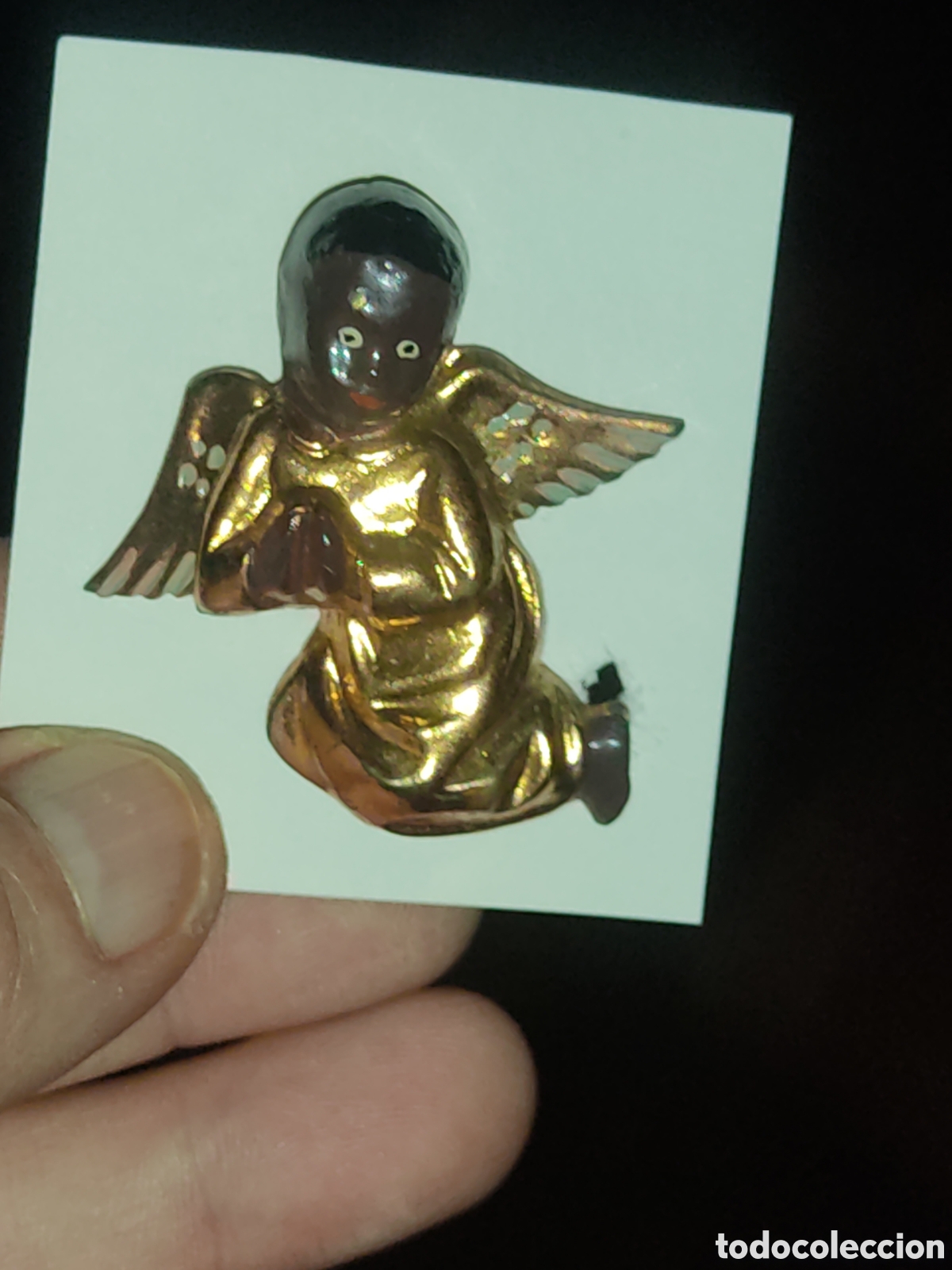 Joyeria: Broche religioso modernista & &aacute;ngel,querub&iacute;n. - Foto 4
