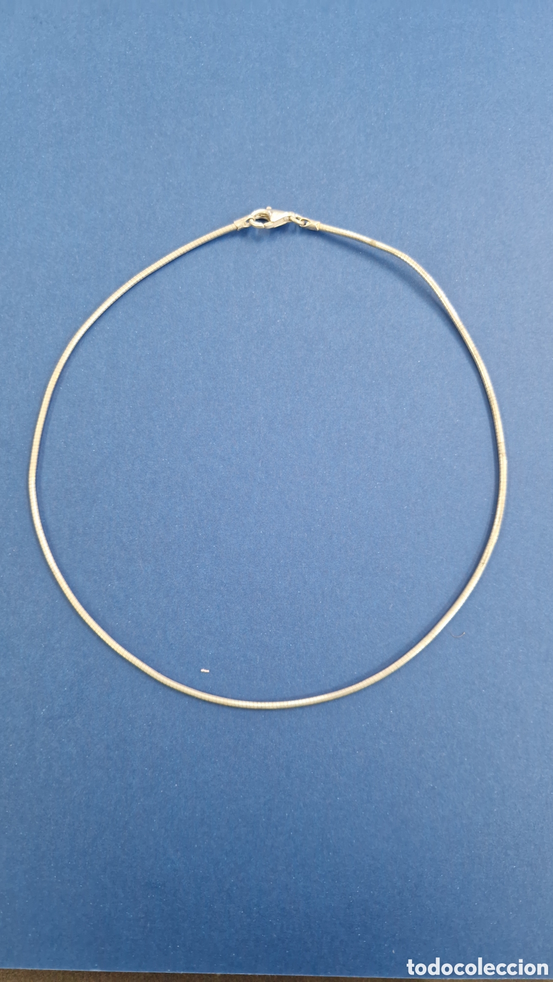 Joyeria: Gargantilla de plata ,cord&oacute;n, contrastada 925 - Foto 1