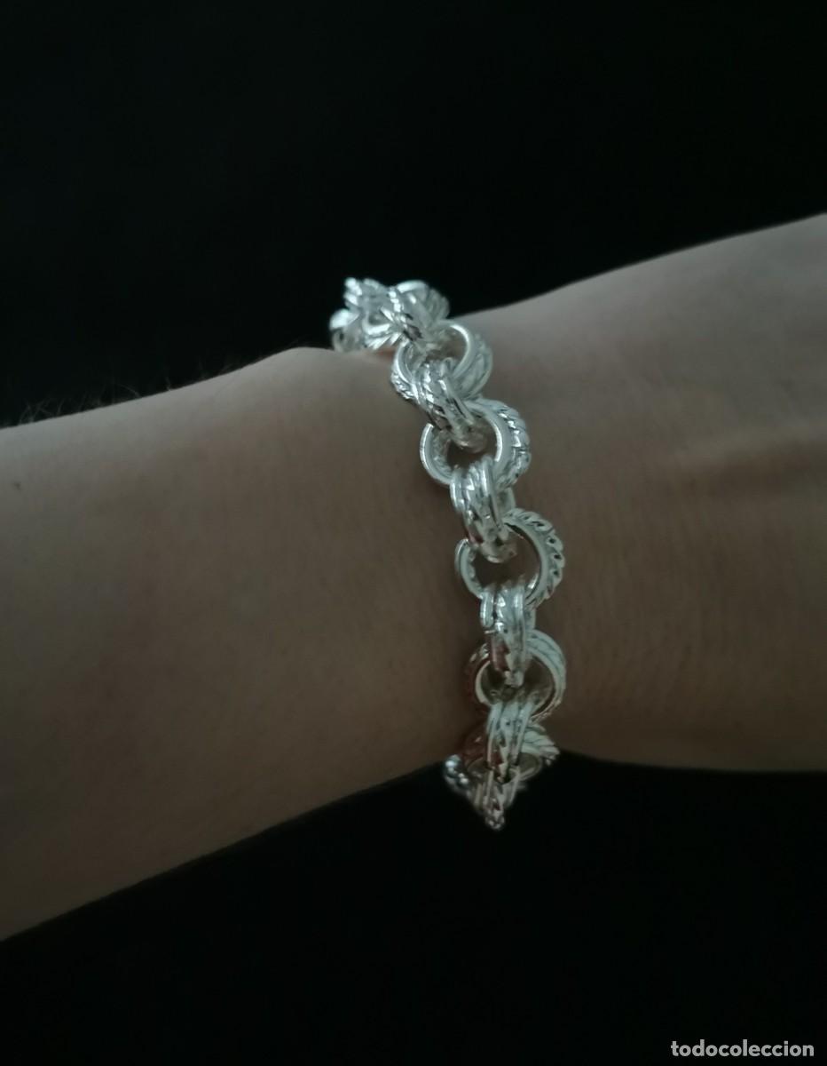 Joyeria: PULSERA PLATEADA DE ESLABONES GRANDES - Foto 1