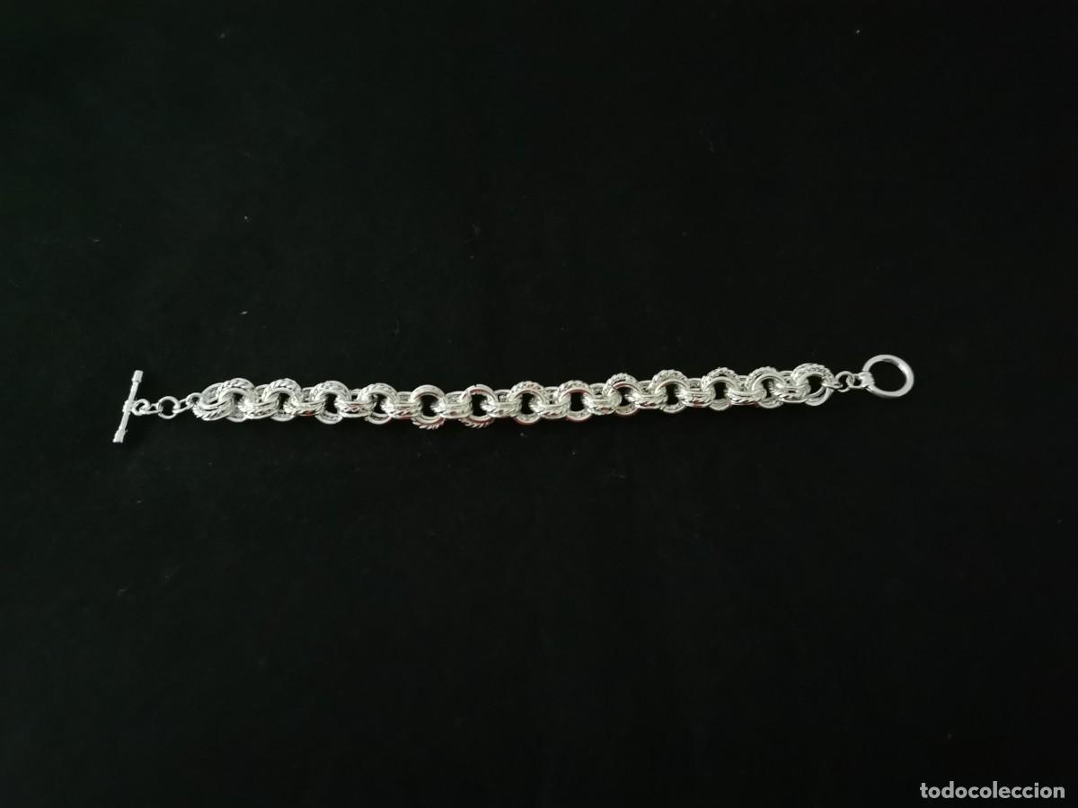 Joyeria: PULSERA PLATEADA DE ESLABONES GRANDES - Foto 2